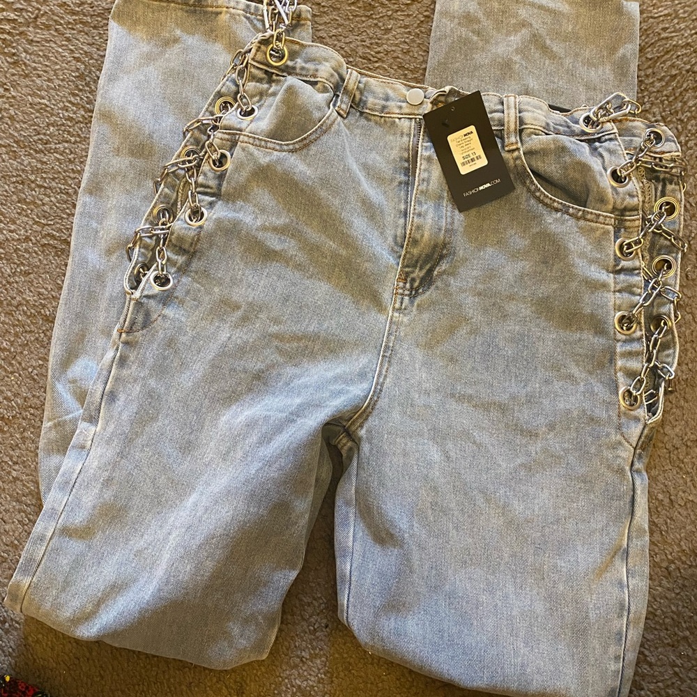 CHAIN LINK JEANS
